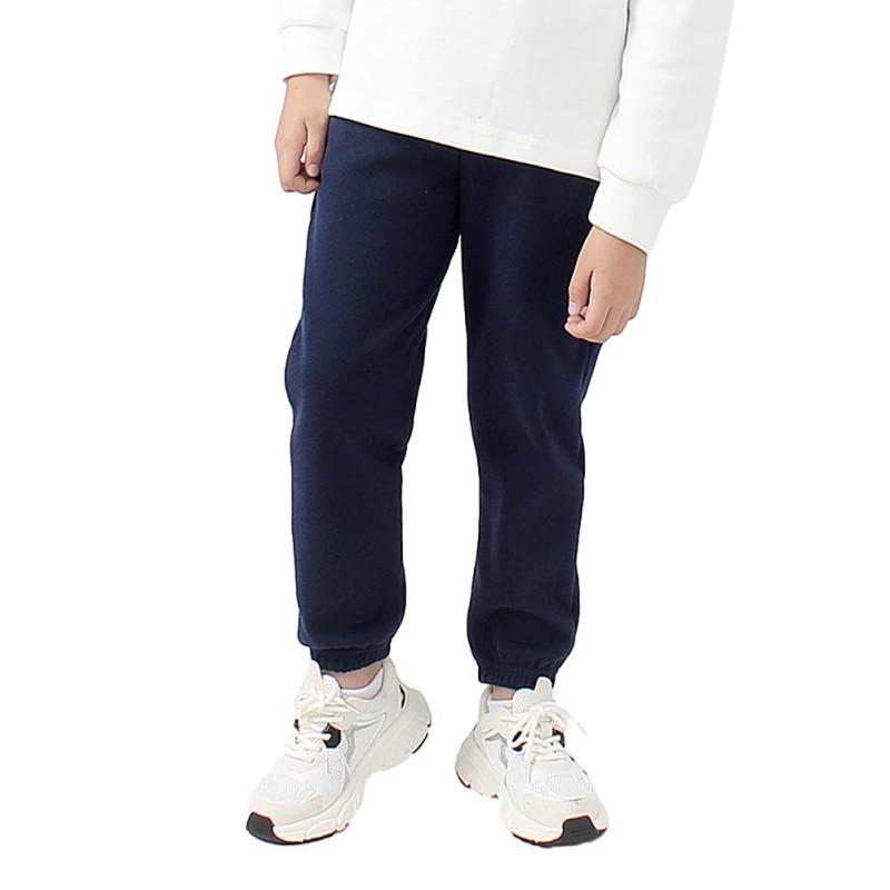 Детские повседневные спортивные штаны для мальчиков, однотонные свободные спортивные брюки с завязками