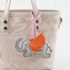 PU Leather Flying Wings Elephant Keychain Animal Bag Pendant Multi-color PU Leather Hanger Women