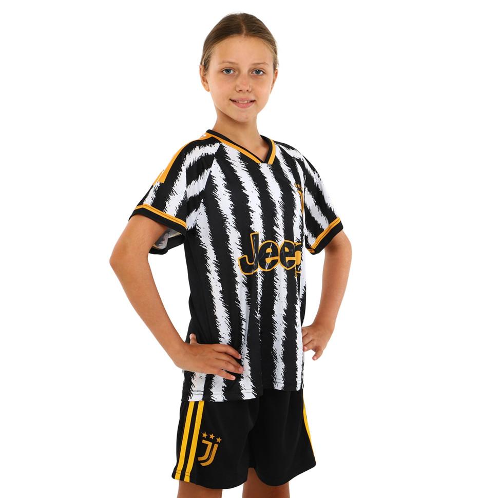 Kid's soccer football uniform jersey and shorts  Juventus CO-7193