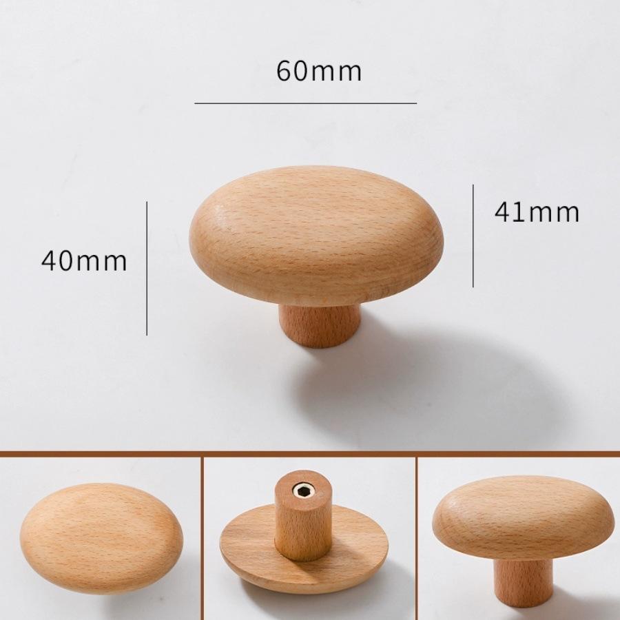Массив дерева, Украшение для спальни, Тепло и мило, Ручка для дверцы шкафа, Креативная, Милая, В форме гальки, Ручка для дверцы шкафа/ящика