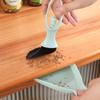 Mini Handy Desktop Keyboard Sweep Dustpan Cleaning Brush Corner Broom Pan Set With Handle Household Cleaning Tool
