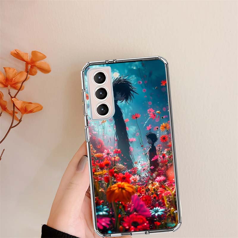 The Lonely and Terrifying Scarecrow Clear Phone Cases for Samsung S26 Ultra Galaxy S25 Edge S24 S23 FE S21 Plus S20 S22 S10 Cove
