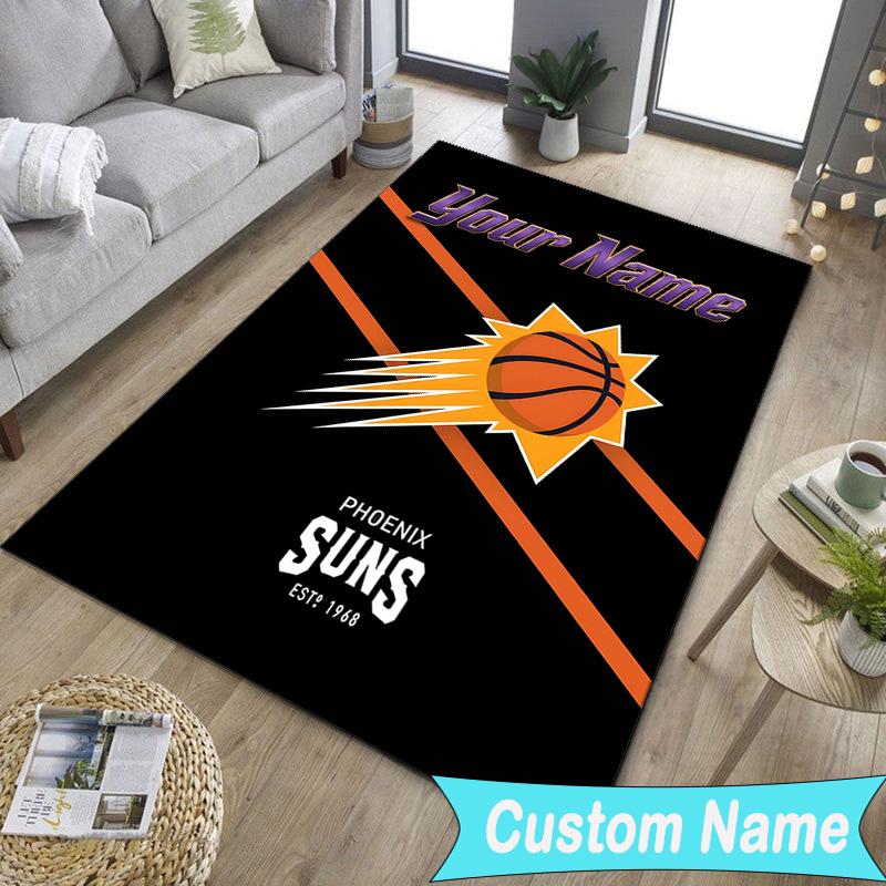 Custom NamePhoenix Basketball Team Carpet, Indoor Rug, Chair Rug, Living Rooms, Doormat Made From Polyester Home Decor Birthday Christmas Gifts