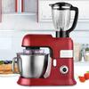 KitchenCook Робот-миксер 6,5 л с блендером - 1300 Вт - 10 скоростей+импульсный режим - Планетарное движение - Чаша из стали - Кондитерский набор