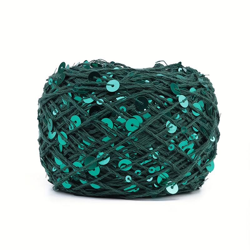 50 г Пряжа с пайетками двойного размера, Пряжа для рукоделия, Толстая декоративная пряжа, Пряжа с блестками для ручной работы, Премиальные причудливые принадлежности для вязания