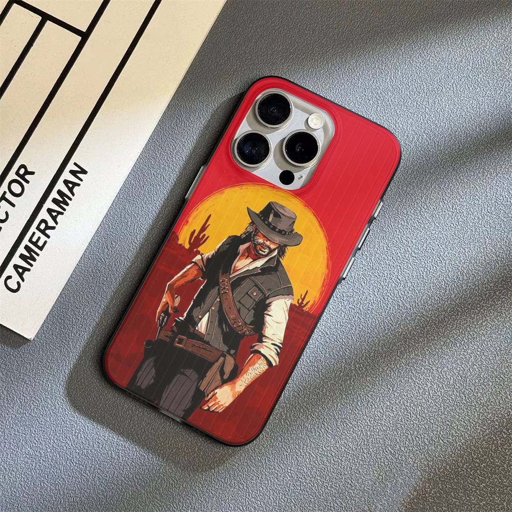 Чехол для телефона Red Dead Redemption RDR 2 для iPhone 17 16 15 11 12 13 14 Pro Max Мягкий гофрированный силиконовый чехол