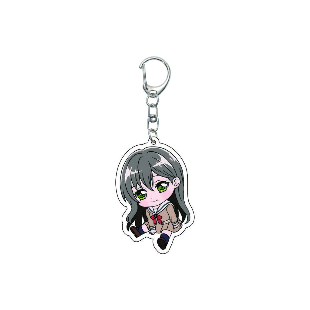55MM Аниме banG Dream Брелок Тояма Касуми/Сая Ямабуки/Ханазоно Таэ Брелок Акриловая Модель Пластина Рождественские Подарки