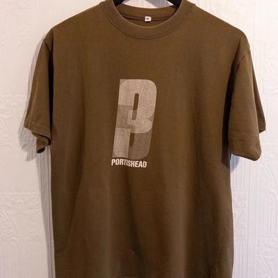 Футболка с коротким рукавом Portishead 90-х Классическая футболка Размеры S-5XL винтажный Репринт Унисекс Футболка