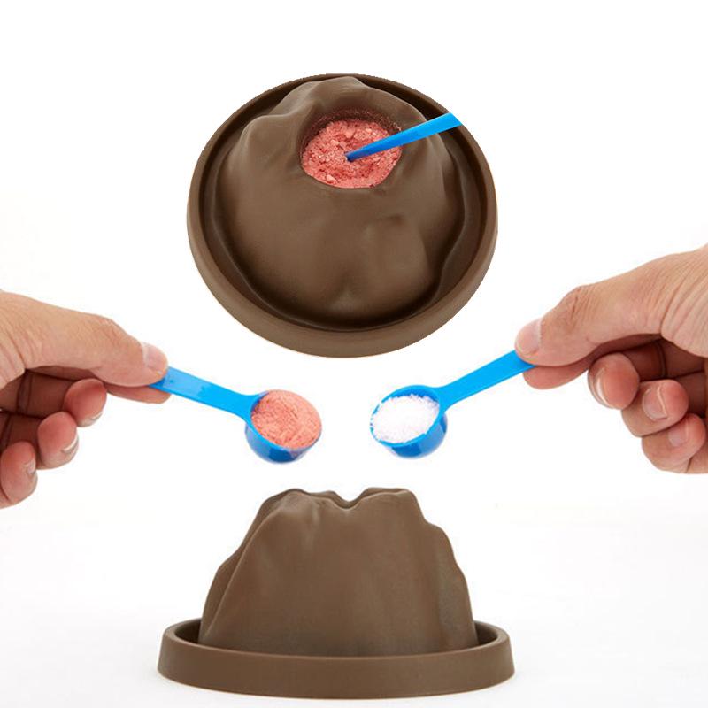 Детский творческий научный DIY игрушка-эксперимент «Вулкан»