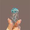 Animal Jellyfish Beautiful Brooch Ocean High-End Luxury Pin Suit Coat Accessories Gift
