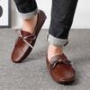 Fashion Brand Leather Mens Shoes Breathable Driving Shoes Designer Outdoor Men Loafers Flats Casual Office Business Low Shoes