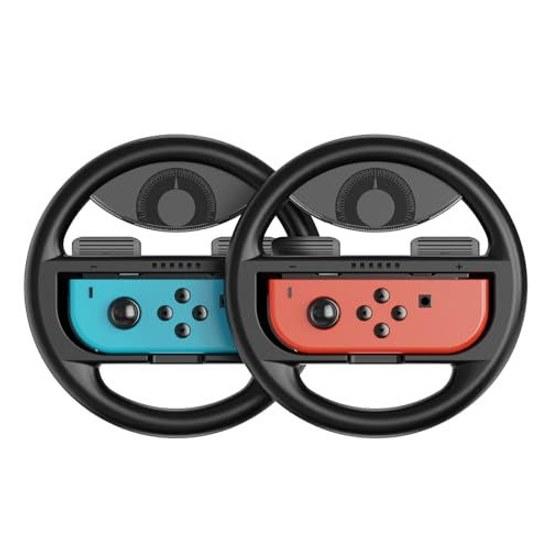 Joy-Con Handle Black Nintendo Switch Mario Kart Controller Accessory (without units) 2-piece set - NS1 Exclusive