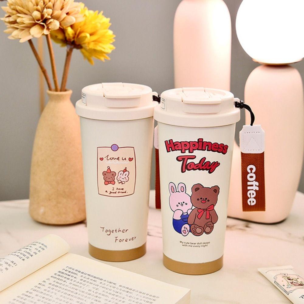 Stainless Steel Thermal Mug Creative Thermos Bottle Portable Water Cup  Travel