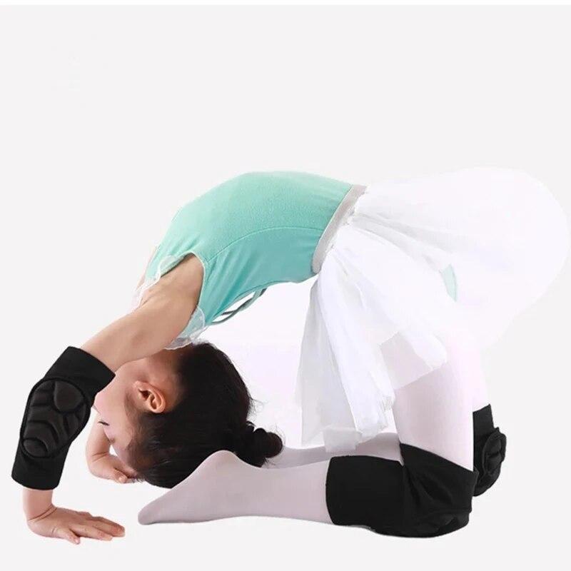 1 пара противоскользящих детских налокотников для езды на велосипеде, футбола, волейбола, танцев, наколенника, детский наколенник для катания на роликовых коньках, тенниса