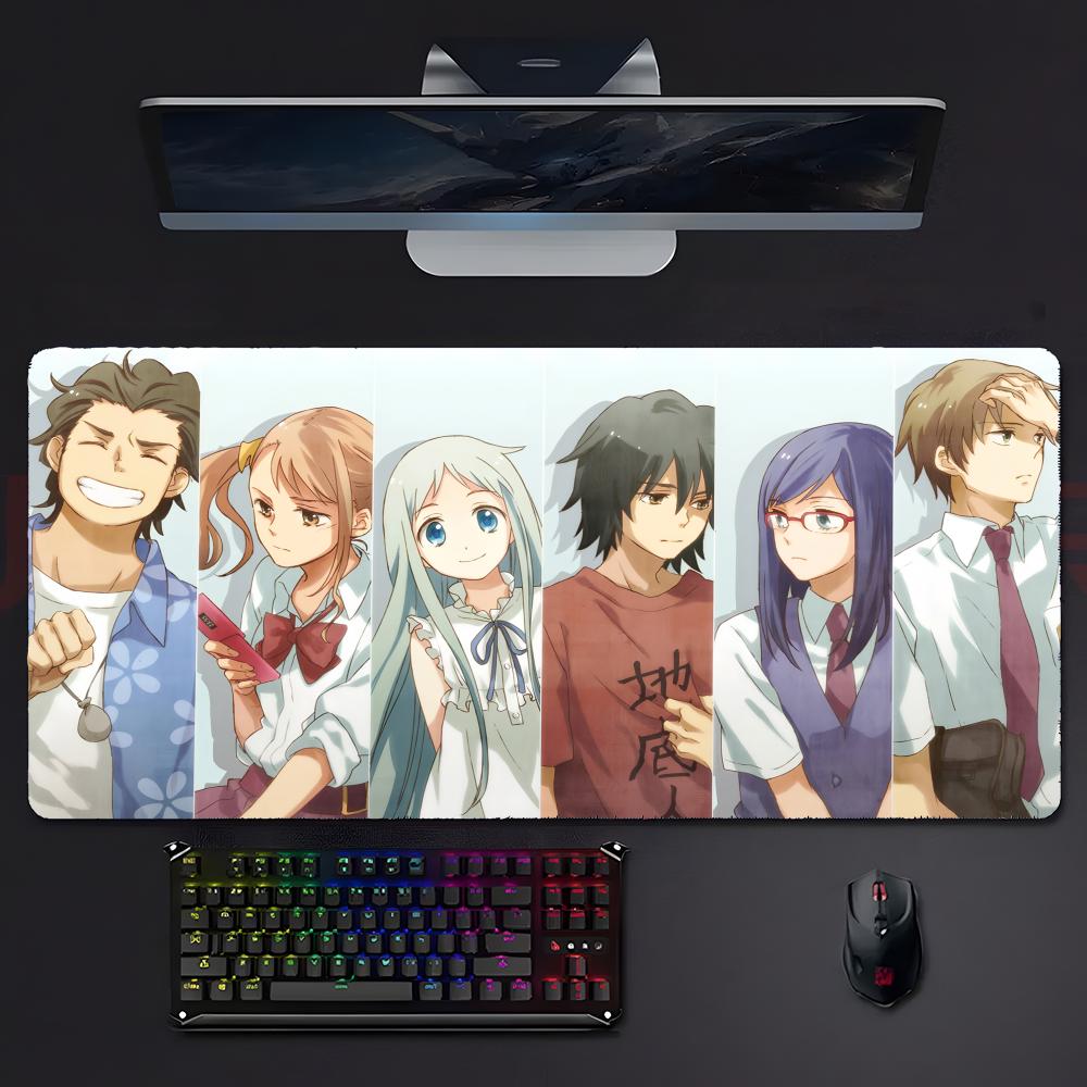 Warm Emotional Anime AAnohana The Flower We Saw That Day Mouse Pad Mousepad Large Gaming Lockedge Thickened Pc Table Desk Mat