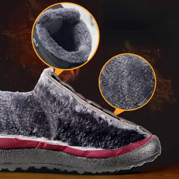 Водонепроницаемые хлопковые ботинки размера 35–45. Мужские и женские зимние ботинки большого размера с низким берцем. Нескользящая хлопковая обувь.