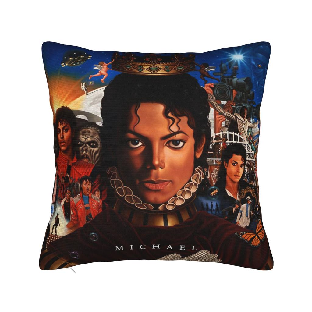 Beat It пианино MJ король поп-музыки Квадратные Наволочки Чехол для Подушки Потрясающая Декоративная Наволочка на Молнии для Дома 18"x18"