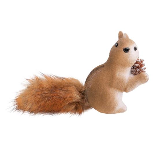 Искусственная белка Рождественское подвесное украшение Праздничный кулон Домашний настенный декор Украшение для рождественской елки