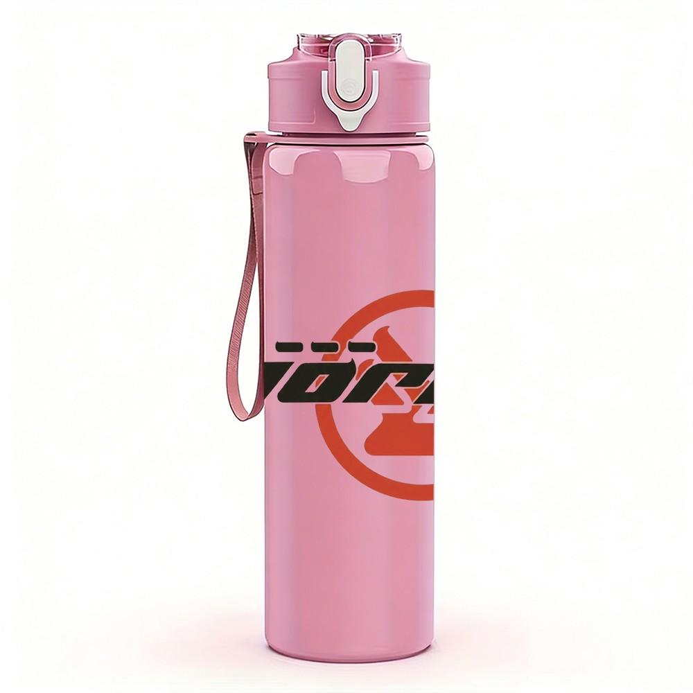 1PC Jaxx Black Text 750ml sports water bottle leakproof straw lid outdoor office home