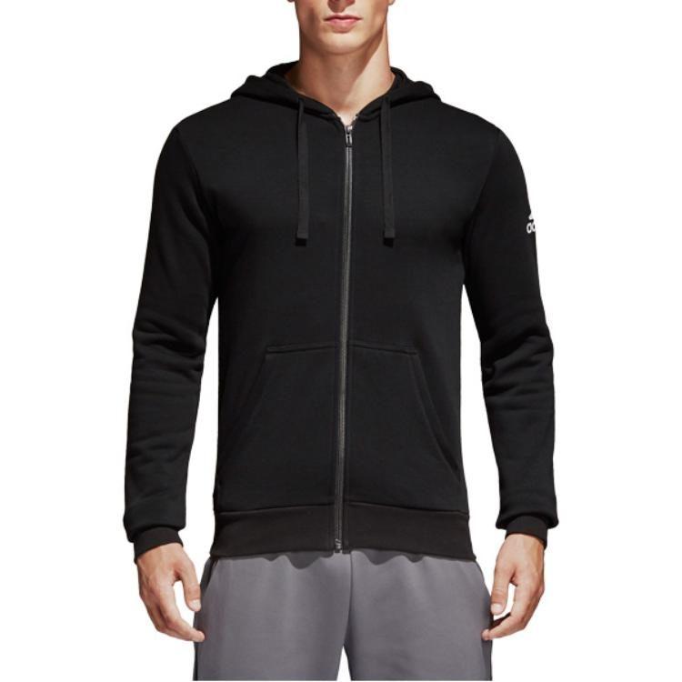 adidas Куртки Мужские Черные С Капюшоном Умеренные Прочие BK3717