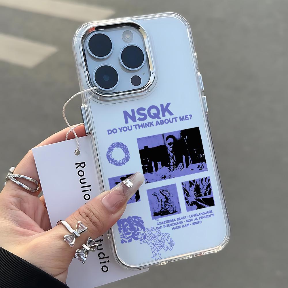 Чехол для телефона ATP Album Nsqk для iPhone 17 16e 16 15 14 13 12 11 mini Pro Max X XR XSMAX 8 7 Air Plus Прозрачный Мягкий Чехол