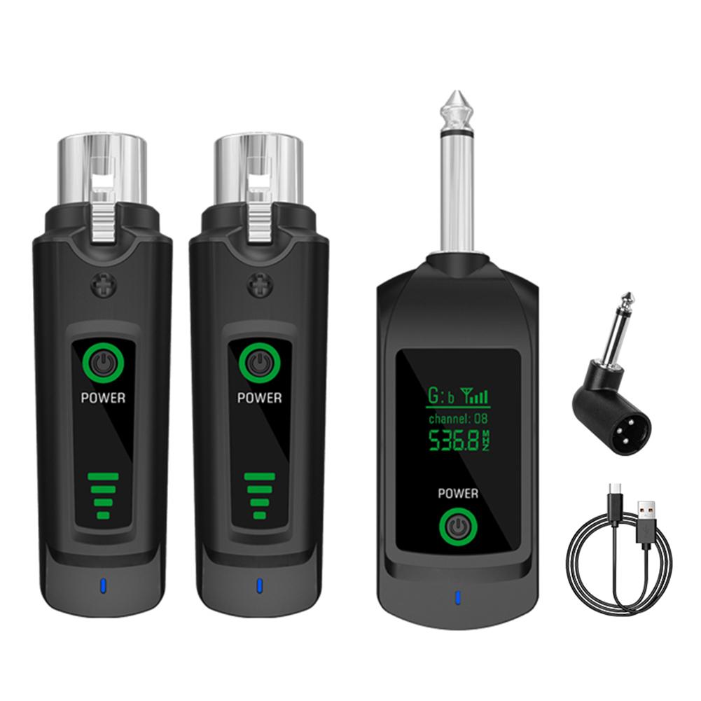 Dynamic Handheld Microphone Instrument 510.00-590.00MHz 2.4G Wireless XLR Transmitter System DC5V Microphone Accessories