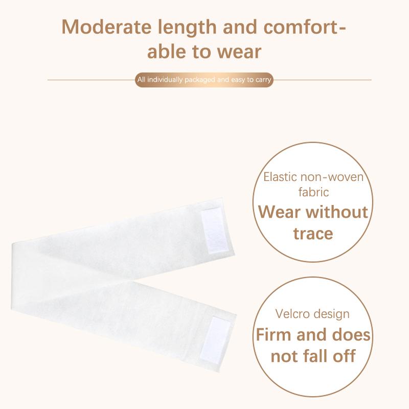 100 шт. одноразовых спа-повязок для лица, эластичных нетканых мягких повязок для ухода за кожей с удобной застежкой для салона красоты