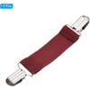 PATIKIL Mitten Clips, Elastic Webbing Strap Hanging Buckle Glove Clamp with Double Side Metal Clip for Keys Bed Sheet
