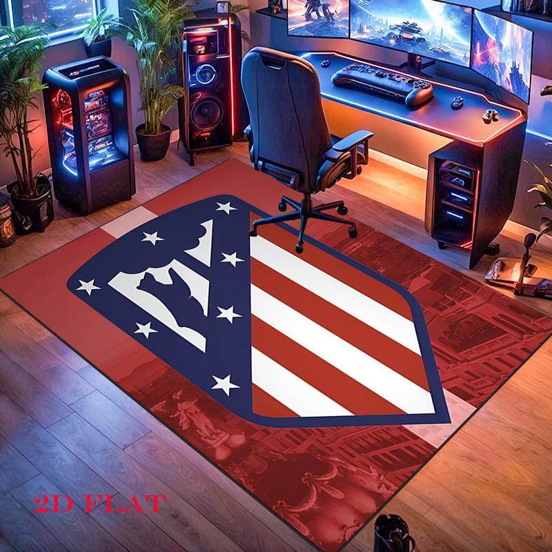 Ковер Atleti для гостиной, спальни, дома, украшения дивана, нескользящий коврик для детских игр