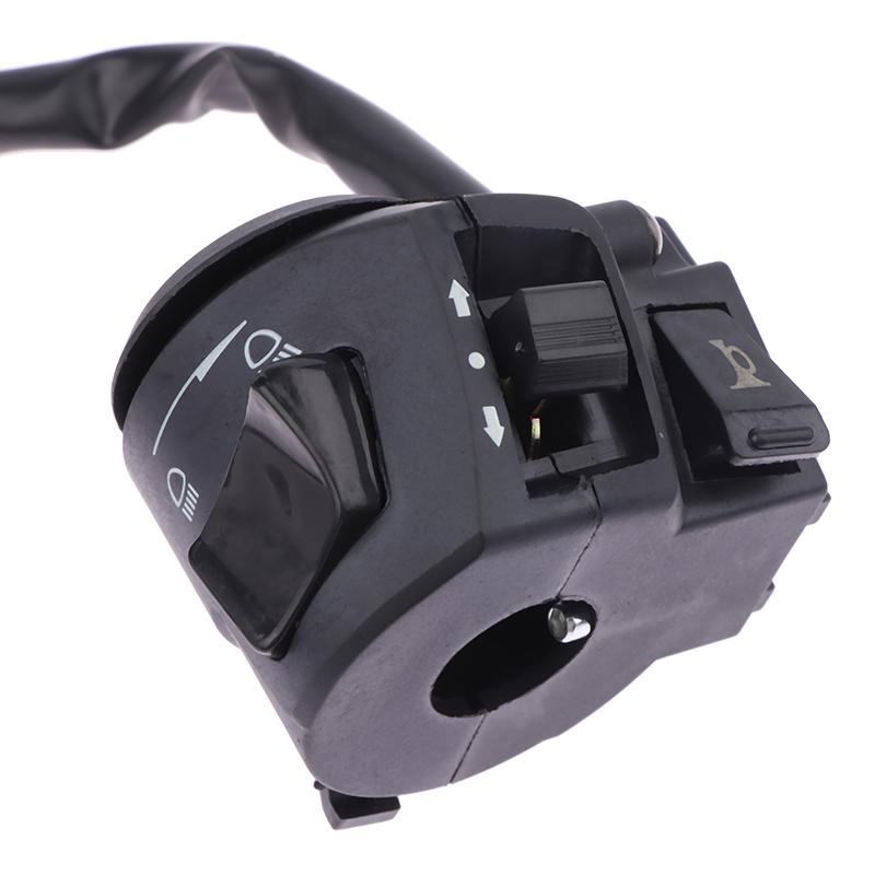 Универсальные переключатели на руль мотоцикла с клаксоном, поворотником, фарой, электрическим стартером, контроллером на руле