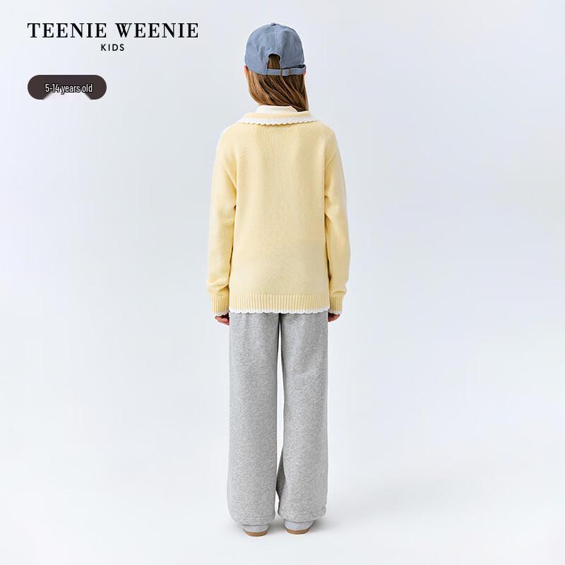 Teenie Weenie Kids Girls' Argyle Knit Pullover Sweater