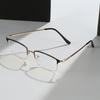 Student Nearsighted Eyeglasses For Women Metal Full Frame Square Myopia Eyeglasses With Prescription 0 -0.5 -0.75 To -6