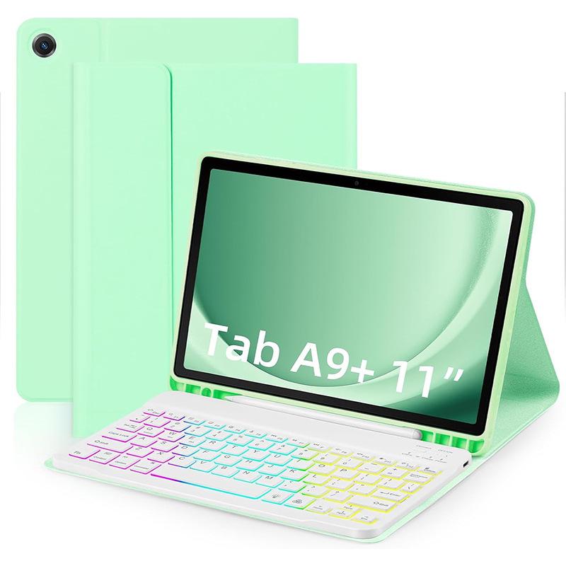 Чехол-клавиатура Bluetooth для планшета Samsung A9Plus10FE+ и испанская мышь-бар