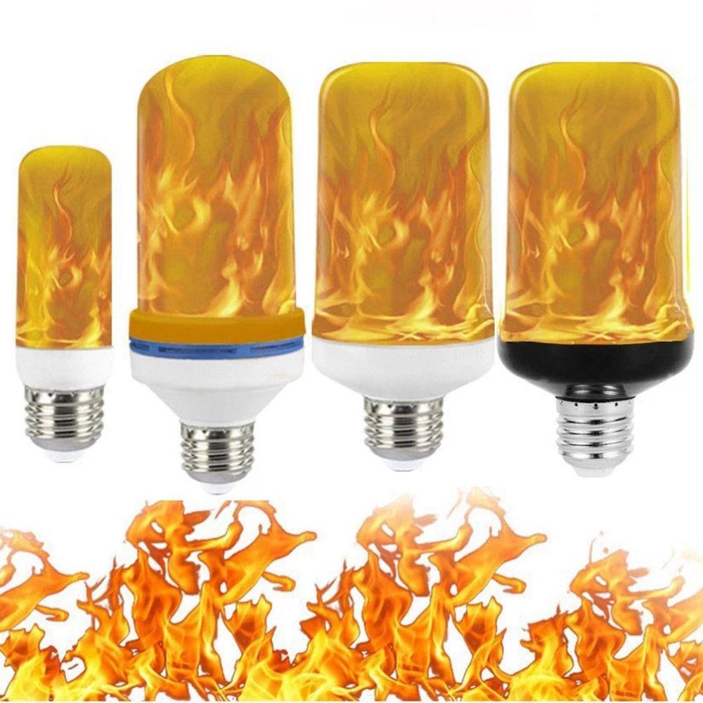 Festival Party Garden Decor Night Light Simulation Fire Lights Effect Light Bulb LED Flame Lamp