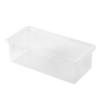 Pencil Storage Box PP Large Capacity Transparent Pencil Marker Crayon Box for School