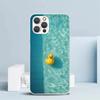 Резиновые Уточки Бассейн Мягкий Чехол для iPhone 16 17 Air 15 14 Pro Max 16E Чехол для Телефона 13 Mini 12 11 7 SE 8 Печатный Рисунок Подходит C