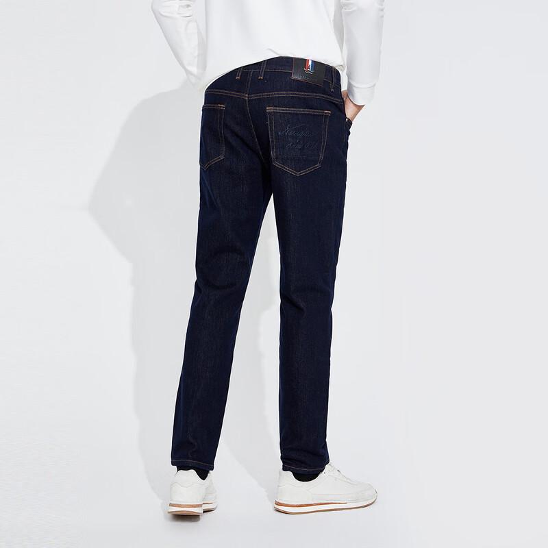 Navigare Мужские теплые джинсы из матового денима