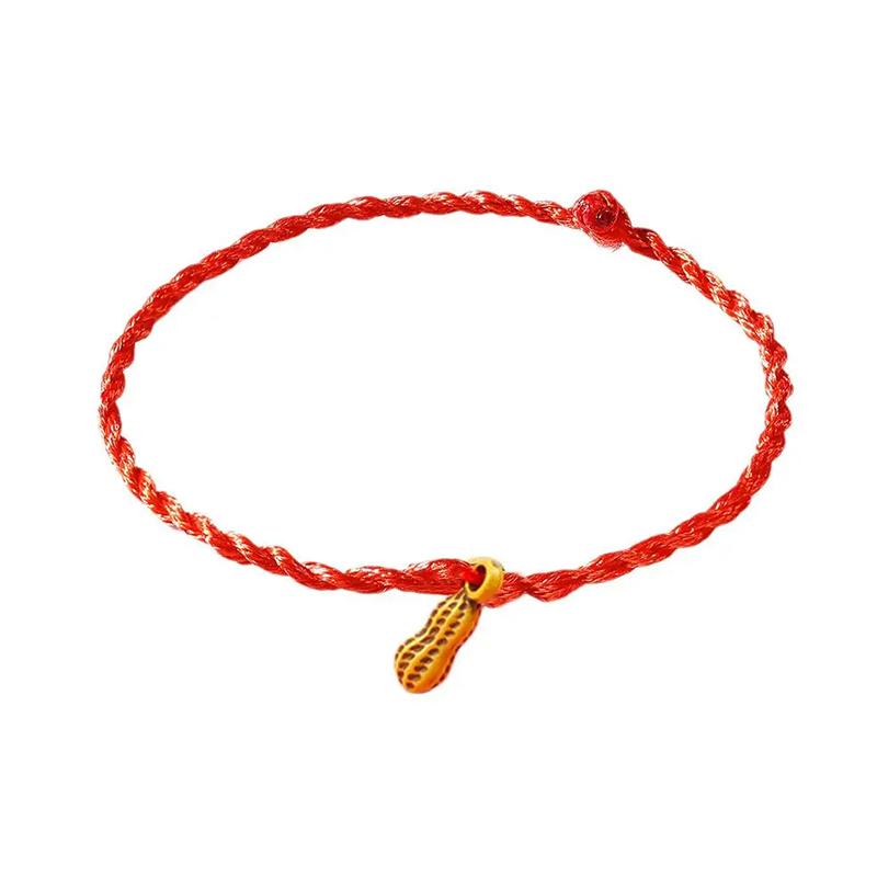 1шт. Браслеты для влюбленных, имитация красного дерева, ювелирные изделия, аксессуары, красная веревка, китайский стиль, вязание, плетение, талисман на удачу, подарок на вечеринку