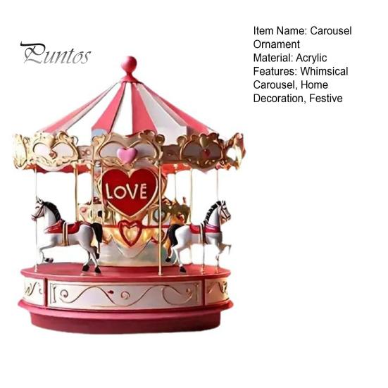 Карусель Рождественское Украшение 2D Плоский Акриловый Подвесной Карусель Подвесное Украшение Рождественской Елки для Домашнего Декора