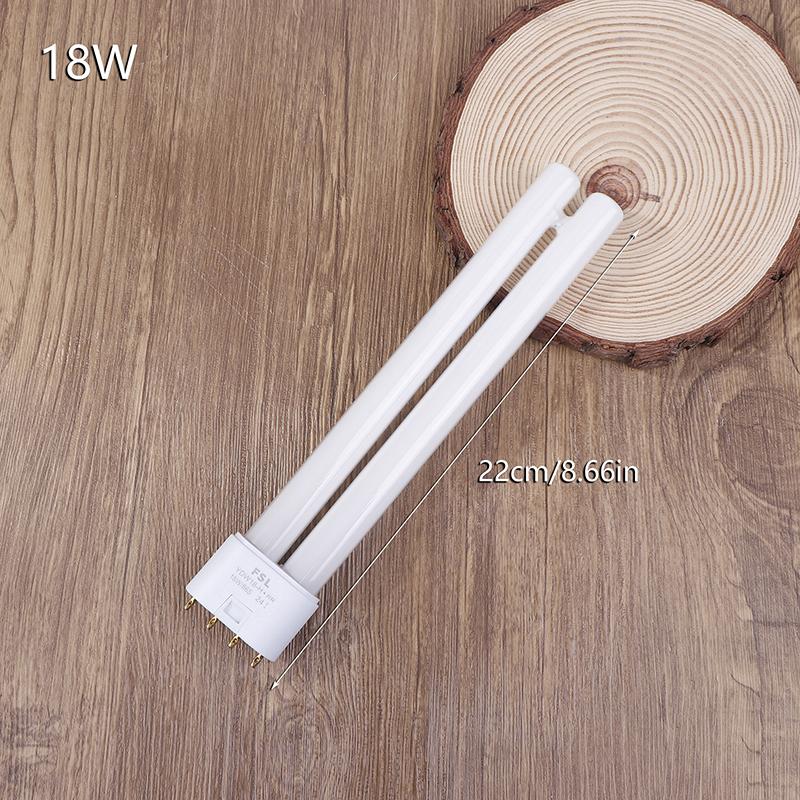 Люминесцентная лампа 18 Вт 24 Вт 36 Вт Энергосберегающая лампа CFL 4 штырька Двухтрубная Энергосберегающая лампочка H-образные лампы Белая
