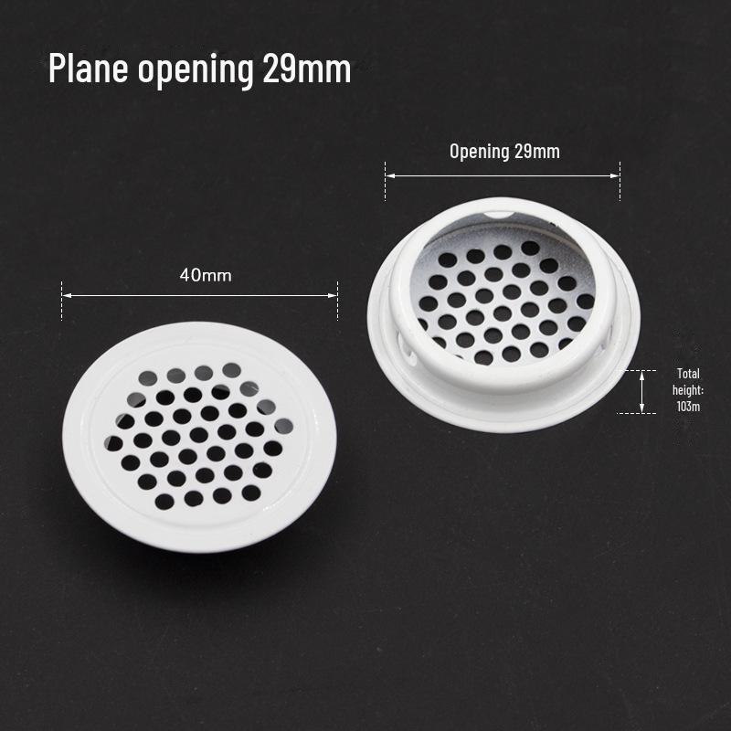 Sukop утолщенная круглая вентиляционная крышка из нержавеющей стали для гардероба и обувных шкафов