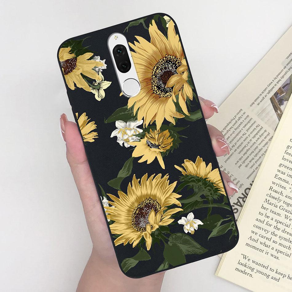 Чехол для телефона Huawei Nova 2i Милое Сердце Любви Цветок Мультяшный Рисунок Мягкий Чехол Для Huawei Mate 10 Lite Горячая Новинка Цветные Fundas