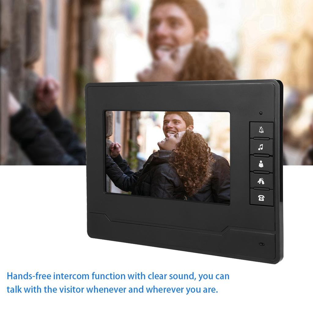 7 дюймов TFT/LCD HD водонепроницаемый проводной видеодомофон дверной звонок инфракрасный ночной видение домофон