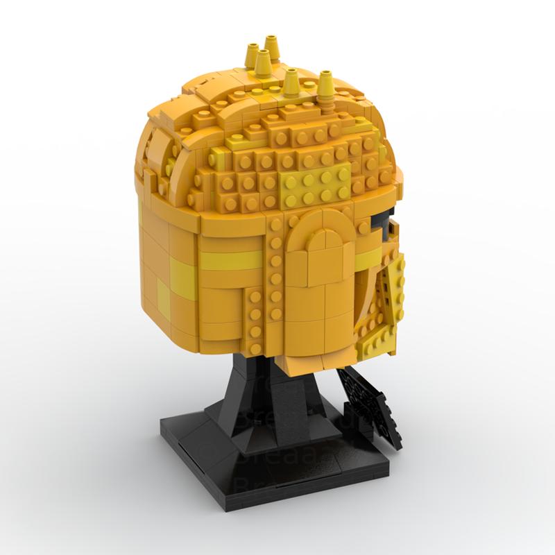 602 детали MOC Коллекция шлемов Кузнеца Звездные Войны Модель Строительные Блоки Архитектура Рождественские Подарки Идея Игрушки Образование DIY