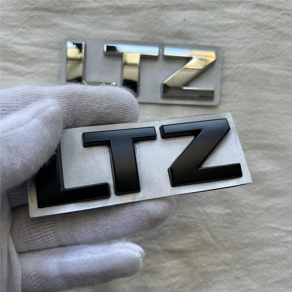 LTZ metal car logo is suitable for body trunk tail side sticker decorative decal accessories