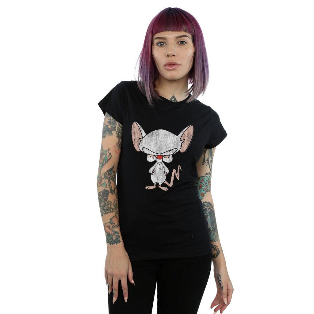 Animaniacs Womens/Ladies The Brain Classic Pose Cotton T-Shirt