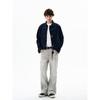 Men's Autumn Casual Jacket Metal Snap and Hook Buckle