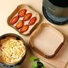 Кухонные аксессуары Тарелка для барбекю Кухонные гаджеты Квадратные Круглые Формы для выпечки 50/30 штук Бумага для аэрофритюрницы Одноразовая Антипригарная подкладка.
