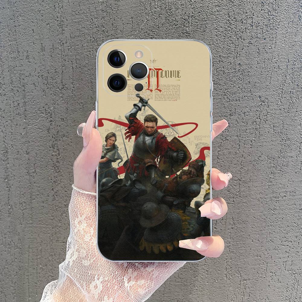 Игровой чехол для iPhone 17 Air 16 Pro Max 15 14 13 12 11 Plus с изображением игры Kingdom Come Deliverance