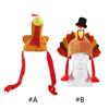 Thanksgiving Chicken Leg Hat Turkey Hat European and American Thanksgiving Cartoon Turkey Hat Thanksgiving Day